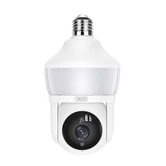 XO Camara de Seguridad Wifi 3mpx - Deteccion de Movimiento 0-12m - Vision Nocturna - Intercomunicador Bidireccional - Grabacion en Bucle - Rotacion 355Âº - Soporta MicroSD 128Gb - Color Blanco