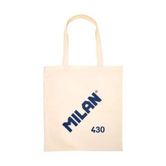 Milan Coleccion 430 Tote Bag Bolsa de Tela - TamaÃ±o  50x38x41cm - Asa Larga 27cm - Tejido 'ripstop' - Color Beige