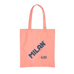 Milan Coleccion 430 Tote Bag Bolsa de Tela - TamaÃ±o  50x38x41cm - Asa Larga 27cm - Tejido 'ripstop' - Color Rosa