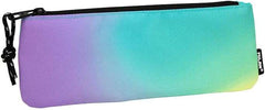 Milan Sunset Estuche PequeÃ±o Plano Rectangular - Tejido Resistente a las Roturas y Rasgaduras - Medidas 23x9x1.3cm - Color Turquesa