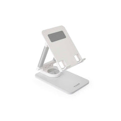 Tooq Soporte de Sobremesa Ajustable para MÃ³vil o Tablet de hasta 12.9â€ - Color Blanco
