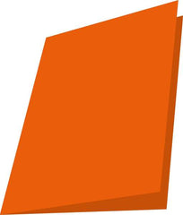 Mariola Pack de 50 Subcarpetas de Cartulina 180gr - Formato A4 - Ranura para Fastener - Color Naranja