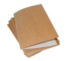 Mariola Pack de 50 Subcarpetas Kraft- Blanco 220gr - Formato Folio - Ranura para Fastener - Color Marron/Blanco