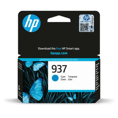 HP 937 Cyan Original Ink Cartridge - 4S6W2NE