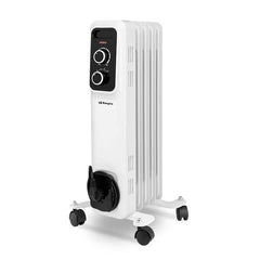 Orbegozo RS 1000 Radiador de Aceite Elegance - Potente y Silencioso - Proteccion contra Sobrecalentamiento y Antivuelco - Facil de Transportar y Manejar