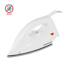Orbegozo SV 1270 Plancha Seco - Calentamiento Uniforme y Veloz - Base Plana para Calor Homogeneo - DiseÃ±o en Punta para Llegar a Todos Los Rincones - Suela Antiadherente - Regulador de Temperatura