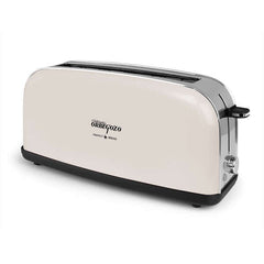 Orbegozo TOV 6210 Tostadora Vintage - Ranura Larga - Carcasa Acero Inoxidable - 6 Niveles de Tostado - Descongelado y Recalentamiento - TamaÃ±o Compacto