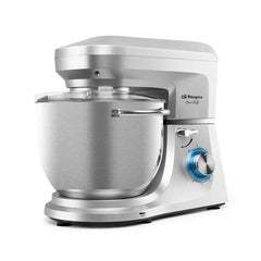Mélangeur Multifonction Orbegozo AM 8000 - Moteur Puissant 1800W - Bol Inox 7L - 6 Vitesses + Pulse - Accessoires de Pétrissage - Mélanger et Battre - Mouvement Planétaire
