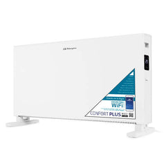 Orbegozo REW 2050 Convector Wifi - Control Inteligente Desde la App - Potencia de 2000W - Temporizador 24H - Proteccion contra Sobrecalentamiento - Pantalla LED Tactil - IP-24 para Uso en BaÃ±os