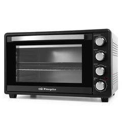 Orbegozo HO 455 Horno de Sobremesa Multifuncion - 45L de Capacidad - 2000W de Potencia - Selector de Temperatura hasta 230Âºc - Temporizador de 60min - Resistencias de Acero Inoxidable