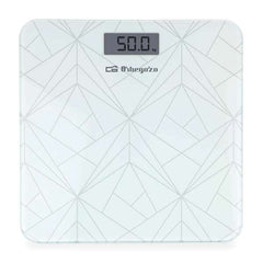 Orbegozo PB 2218 Bascula Electronica de BaÃ±o - Precision y DiseÃ±o Elegante para tu Salud y Bienestar - Pantalla LCD con Luz - Activacion Tactil - Conversion de Unidades - Indicador de Energia