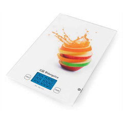 Orbegozo PC 2025 Peso de Cocina Electronico - Precision y Comodidad en tus Recetas - Pesa hasta 20kg - Pantalla LCD de 5 Digitos - Funcion Tara - Conversion de Unidades - DiseÃ±o Moderno y Funcional