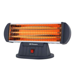 Orbegozo Estufa de Cuarzo BP 0204 - Calor Intenso y Uniforme por Radiacion - 3 Niveles de Potencia - Sistema de Seguridad Antivuelco - DiseÃ±o Horizontal Orientable