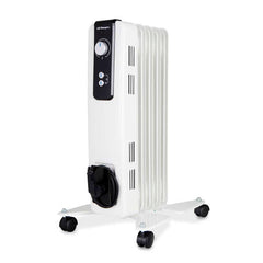 Orbegozo RH Compacto Radiador de Aceite - Potente y Silencioso - 2 Niveles de Potencia - Termostato Regulable - Seguridad Garantizada - Facil de Transportar