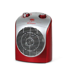 Orbegozo FH 5026 Calefactor Confort Rojo - Potencia de 2200W - Proteccion contra Sobrecalentamiento - Funcion de Oscilacion de 90Â° - Control Ajustable de Temperatura - Seguridad Antivuelco