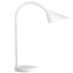 Unilux Lampara de Escritorio LED Sol - Luz LED Brillante - DiseÃ±o Moderno y Elegante - Regulable en Intensidad - Ahorro de Energia - Color Blanco