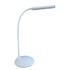 Unilux Lampara de Escritorio Nelly LED - Iluminacion LED de Bajo Consumo - DiseÃ±o Moderno y Elegante - Ajustable en Altura y Angulo - Color Blanco