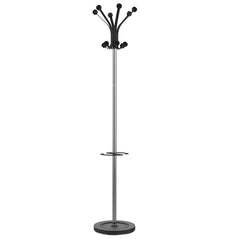 Unilux Perchero Hakea - Elegante DiseÃ±o en Negro y Cromado - Resistente y Duradero - Ideal para Colgar Abrigos y Accesorios