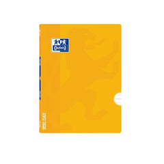 Oxford School Classic Openflex Libreta Grapada A5+ 48 Hojas 1 Linea con Margen - Tapa de Plastico Translucido - Ideal para Estudiantes - Color Amarillo