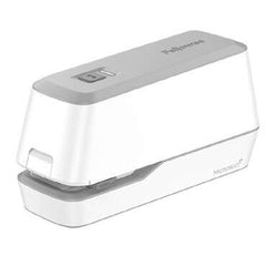 Fellowes LX940 Grapadora Electrica 40 Hojas - Utiliza Grapas del 24/6-26/6 - ProtecciÃ³n antibacteriana MicrobanÂ® - Funcionamiento Silencioso - Base Antideslizante - Color Blanco