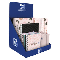 Oxford Animal Print Expositor Sobremesa - Incluye 5 Europeanbook A5+ y A4+ - 4 Europeanbinder A4+ - 5 Estuches - DiseÃ±o Llamativo y Funcional