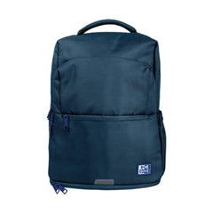Oxford B-Out Mochila 30L - TamaÃ±o 42x30x15cm - Bolsillo Acolchado - Asa Superior - Funda para Lluvia - Poliester Reciclado RPET - Color Azul Marino