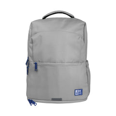 Oxford B-Out Mochila 30L - TamaÃ±o 42x30x15cm - Bolsillo Acolchado - Asa Superior - Funda para Lluvia - Poliester Reciclado RPET - Color Gris