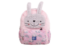 Oxford Kids Mochila Infantil 8.5L Tacto Suave Peluche - DiseÃ±o de Conejo Bunbun - Ideal para NiÃ±os PequeÃ±os - Espaciosa y Comoda - Colores Surtidos