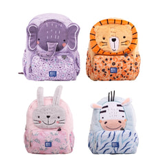 Oxford Kids Mochila Infantil 8.5L Tacto Suave Peluche - DiseÃ±o Surtido 4 Animal Besties - Ideal para NiÃ±os PequeÃ±os - Espaciosa y Comoda - Confeccionada con Material de Alta Calidad