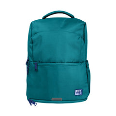 Oxford B-Out Mochila 30L - TamaÃ±o 42x30x15cm - Bolsillo Acolchado - Asa Superior - Funda para Lluvia - Poliester Reciclado RPET - Color Verde Agua