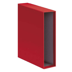 Dohe Funda Individual de Archivador - Para TamaÃ±o A4 Lomo Ancho - Carton Forrado con Papel Impreso - Protege Tus Documentos con Estilo - Color Rojo