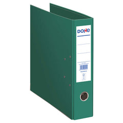 Dohe Ecofile Archivador de Palanca TamaÃ±o Folio 320x285mm - Carton Rigido Forrado - Ollao, Rado, Tarjetero Adhesivo - Cantonera Larga Metalica - Color Verde