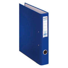 Dohe Carpeta de 2 Anillas Mixtas 40mm - TamaÃ±o Folio - Medidas 285x350x60mm - Ollao y Tarjetero en Lomo - Carton Forrado con Polipropileno - Color Azul