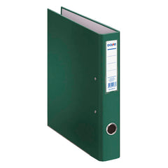 Dohe Carpeta de 2 Anillas Mixtas 40mm - TamaÃ±o Folio - Medidas 285x350x60mm - Ollao y Tarjetero en Lomo - Carton Forrado con Polipropileno - Color Verde