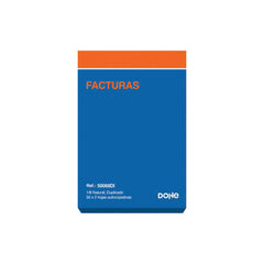Dohe Talonarios Preimpresos a Dos Tintas en Papel Autocopiativo - 100 Hojas - Octavo Natural - Duplicado