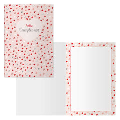 Dohe Pack de 6 Tarjetas de Felicitacion de CumpleaÃ±os - 11.5x17cm - Impresion a Todo Color - Estampaciones con Pelicula de Color - Estampacion en Seco - Papel Offset Blanco de 300gr - Incluye Sobre de Color