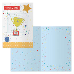 Dohe Pack de 6 Tarjetas de Felicitacion Dia de la Madre - 11.5x17cm - Impresas a Todo Color - Estampaciones con Pelicula de Color - Estampacion en Seco - Papel Offset Blanco de 300gr - Incluye Sobre de Color