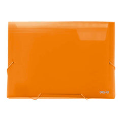 Dohe Clasificadores Acordeon de 13 Departamentos - TamaÃ±o A4 Apaisado - Fabricados en Polipropileno Translucido de 700 Micras - con Cierre de Gomas