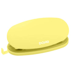 Dohe Soft Touch Taladro de Sobremesa - Taladra hasta 16 Hojas - DiseÃ±o Ergonomico - Color Amarillo Pastel