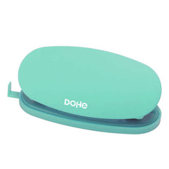 Dohe Soft Touch Taladro de Sobremesa - Taladra hasta 16 Hojas - DiseÃ±o Ergonomico - Color Verde Pastel