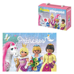 Dohe Playmobil Puzzle para NiÃ±os de 48 Piezas - Tematica Princesas - Doble Capa de Carton - Capa Intermedia de Contrachapado - Estimula Imaginacion y Razonamiento - Atractivos Colores y Dibujos
