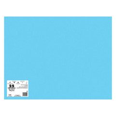 Dohe Pack de 25 Cartulinas de 180 G/M2 - TamaÃ±o 50x65cm - PH Neutro - Libres de Cloro Elemental - Colorantes Biodegradables - Color Azul Oceano