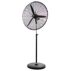 Orbegozo PWS 0168 Ventilador Industrial de Pie Potente y Portatil - Potencia de 150W - Oscilacion y Altura Regulable - Mando a Distancia - Asa de Transporte