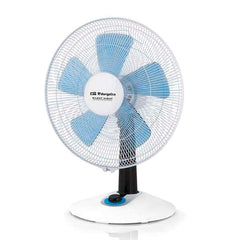 Orbegozo TF 0148 Ventilador de Sobremesa con 4 Velocidades - Modo Silent y Turbo - DiseÃ±o Compacto y Mando Luminoso LED - Ideal para Dormitorio o Salon
