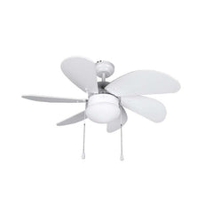 Orbegozo CP 15076 B Ventilador de Techo - Ideal para Ambientes PequeÃ±os - Consumo Minimo de Energia - Sistema de Ventilacion Reversible - Silencioso - 3 Velocidades - Potencia 50W