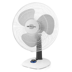 Orbegozo TF 0123 Ventilador de Sobremesa - Potente Flujo de Aire Uniforme - DiseÃ±o Moderno y Estilizado - Funcion de Oscilacion y Regulable en Inclinacion - Silencioso y Seguro