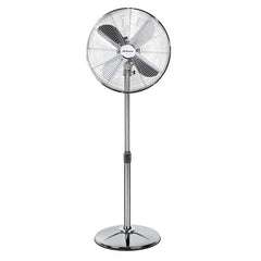 Orbegozo SF 3345 Ventilador de Pie Clasico - Potente y Economico - 3 Velocidades de Ventilacion - Altura Regulable - DiseÃ±o Cromado