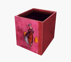 Pictura GaÃ«lle Boissonnard Caja Portalapices - 8.5x8.5x10.5cm - DiseÃ±o Artistico y Colorido - Ideal para Organizar Tus Lapices