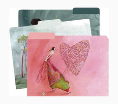 Pictura GaÃ«lle Boissonnard Carpeta con PestaÃ±as - 30x24cm - Acabado en Barniz de Relieve UV - Laminado Mate Suave - Impresion a Todo Color - Papel Certificado FSC