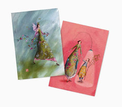 Pictura Aquarupella GaÃ«lle Boissonnard Pack de 2 Cuadernos A6 48 Paginas - Uno con Cuadricula y el otro Liso - TamaÃ±o 10.5x15cm - Tapa con Acabado en Barniz - Papel Certificado FSC